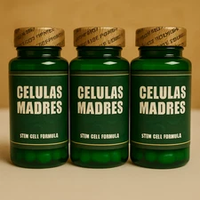 PACK 3 Celulas Madres Stem Cell enhancer 60 caps each Spirulina AFA Bioxtron