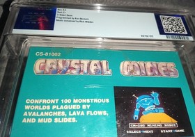 Crystal Mines (Nintendo NES) NEW Factory Sealed US Release PSA 8.5 Graded 