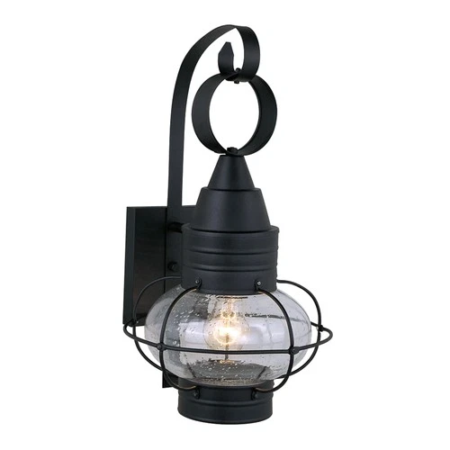 Vaxcel Lighting OW21891 Chatham 1 Light Outdoor Wall Sconce - 10 - Black - Picture 1 of 9