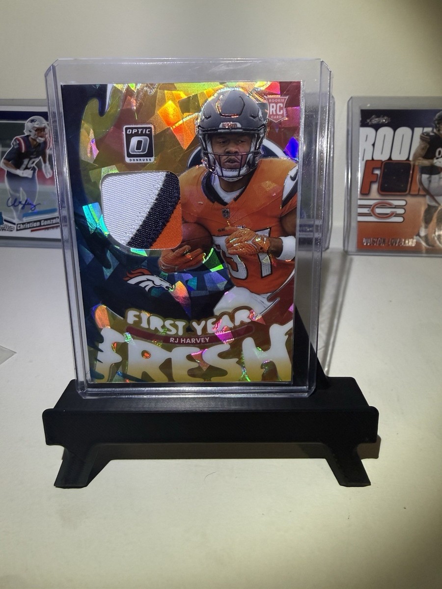 2025 Panini Donruss Optic First Year Fresh Prizm Rookie RJ Harvey