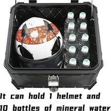 55L Motorrad Alu Top Case Box XB55 Aluminium 55 Liter schwarz 100% Neu