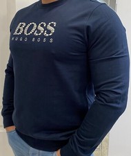 Image of Boss Men’s Jumper Navy Blue Size 2XL