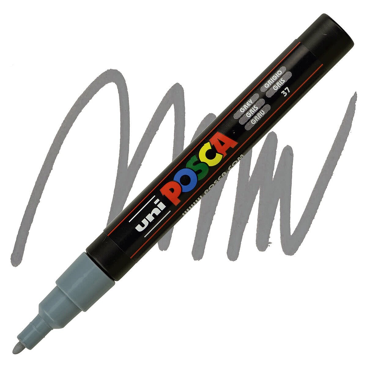Posca Markers, Paint Marker, Gray Paint, 3M Fine Tip, Opaque