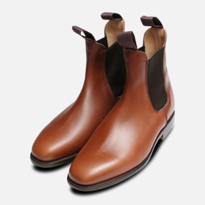 Trickers braune Beechnut Damen Lilie Gummizug Stiefel