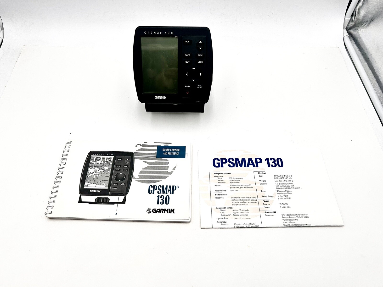 Map 130 Marine Chart Plotter-gps Navigator &ldquo; Parts Or Repa