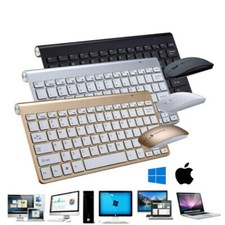 Mini Wireless Keyboard And Mouse Set Waterproof 2.4G For Mac Apple PC Computer
