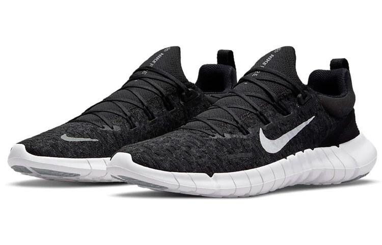 Size 9.5 - Nike Free Run 5.0 Black White for sale online | eBay