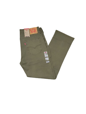 Levi's Men's 514 Straight Fit Jeans Olive Night Twill 005141946