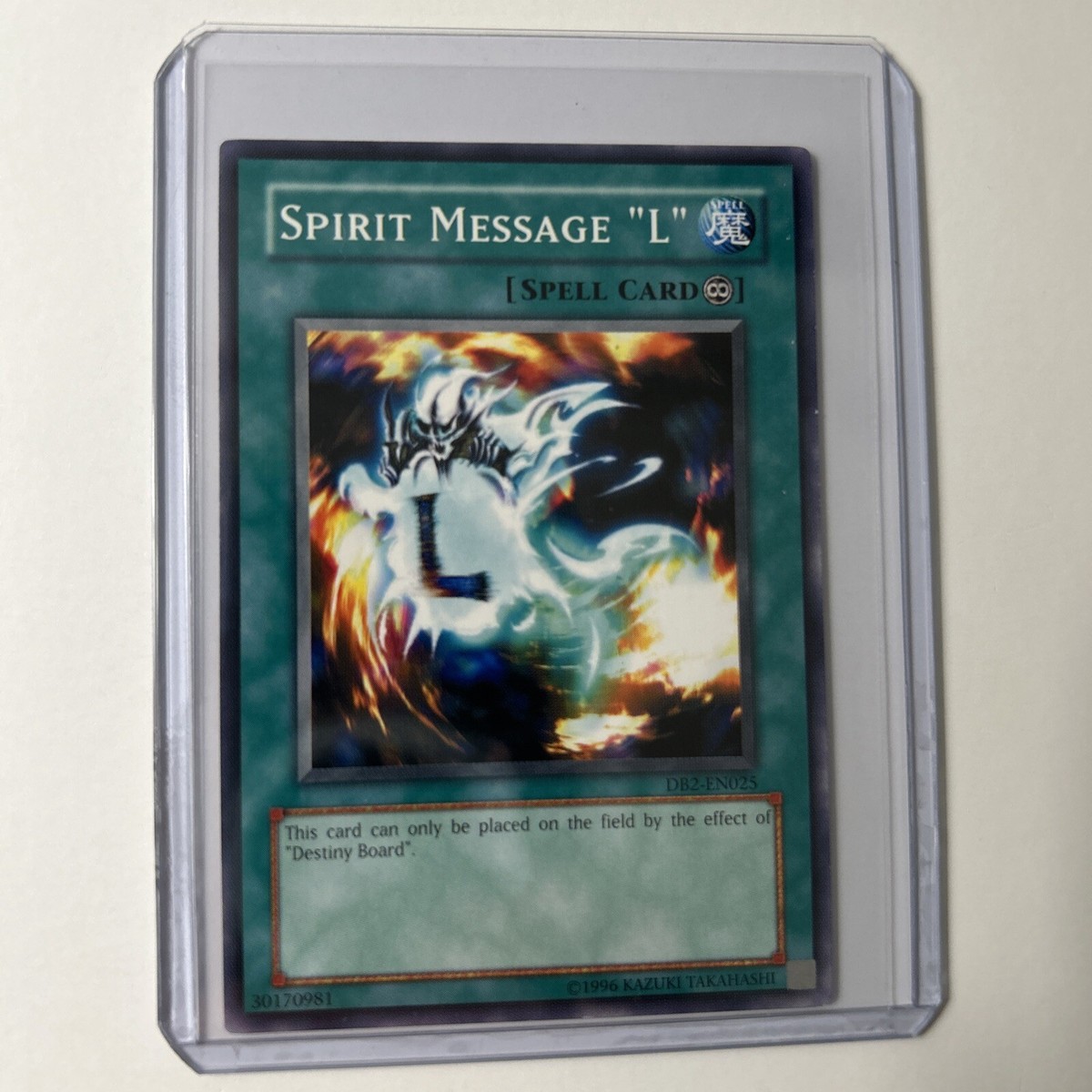 spirit message cards yugioh Spirit Message L DB2-EN025 Common Yu-Gi-Oh Card Near Mint-Mint
