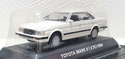 1/64 Konami Car of the 80's 1984 TOYOTA MARK II WHITE diecast
