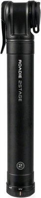 Topeak Roadie Mini Pump - 2Stage, 160psi, Black