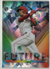 Jose Barrero 2021 Bowmans Best Future Vibrance Atomic Rookie Insert Card #BFV-31