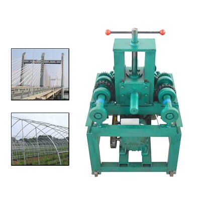 220V Electric Pipe Tube Bender Multi-function Arc Folding Machine 15 Round Die