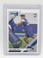 (2x) Trysten Hill 2019 Donruss Football - RC #277 LOT - Dallas Cowboys
