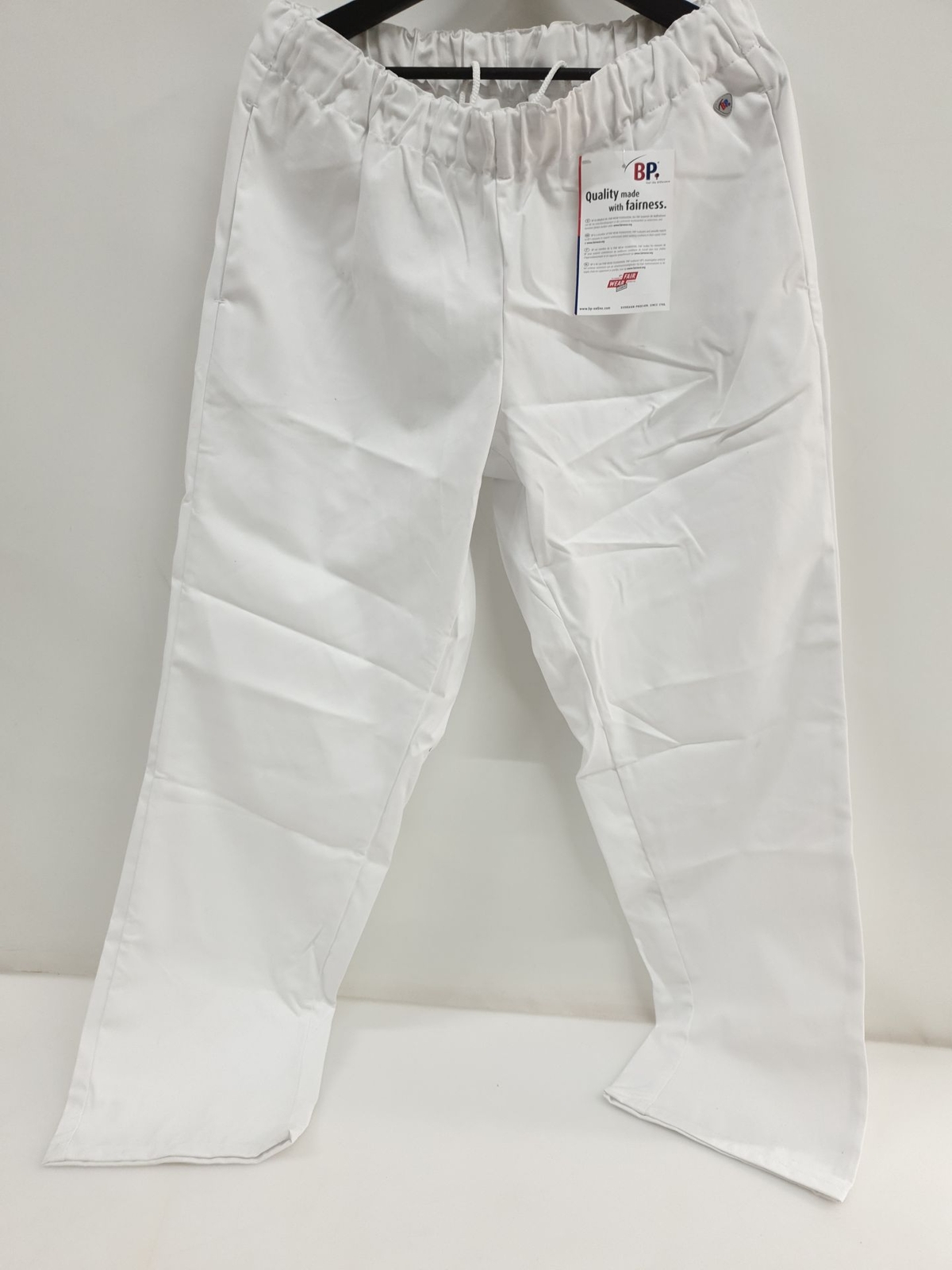 Pantaloni unisex BP 1645-400-21-Ls, bianco