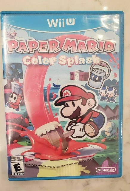 Super Paper Mario Color Splash Wii U