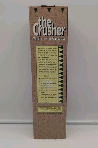 The Crusher Aluminum Can Crusher / Compactor / Recycler Wall Mount New in Box - Picture 3 of 8