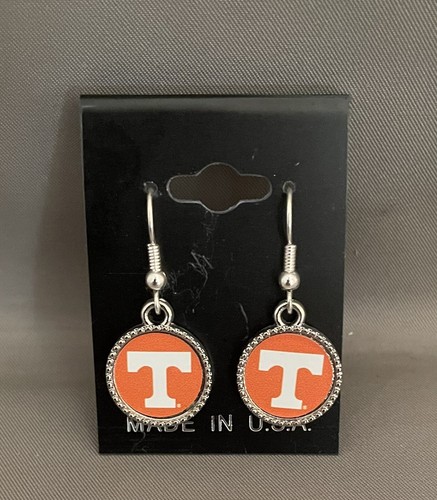 Tennessee Volunteers Round Dangle Earrings NCAA Licensed