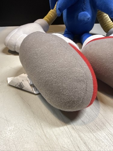 Sonic The Hedgehog 24" Jumbo Stuffed Animal Plush Pillow Large Sega - Repaired - Picture 12 of 24