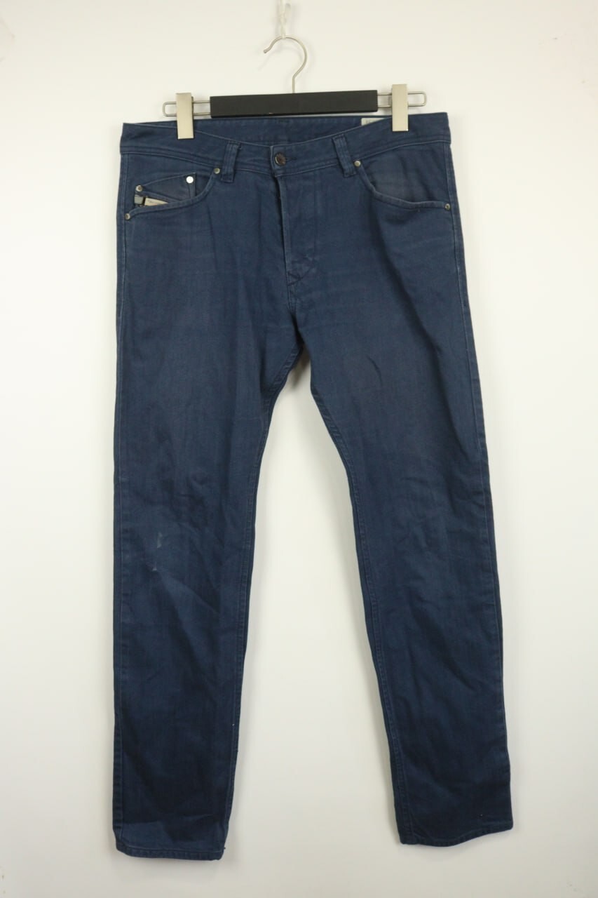 DIESEL DARRON Denim Wash 008QU REGULAR SLIM TAPERED W33 L34 Button Fly