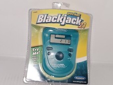 Radica Pocket Blackjack 21 Electronic Travel Handheld Casino Game 17009. NEW