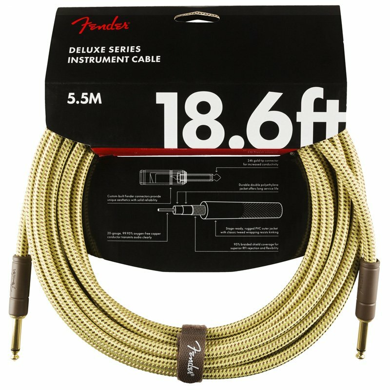 Thumbnail - Instrument Cable, 18.6ft / 5.5m, Jack Male-jack Male, Fender Lead