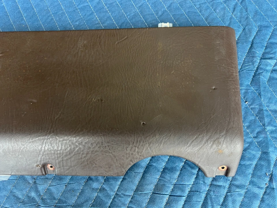 Porsche 944 1983-1985 marrón tablero derecho rodillera panel de patada moldura OEM #2438EM Foto 3 de 4