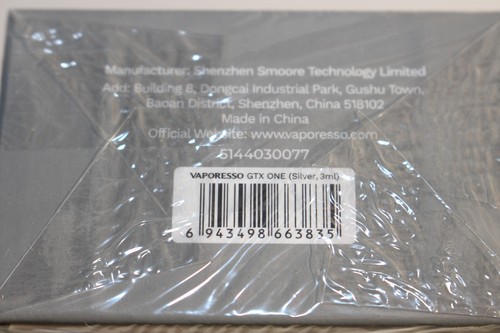 VAPORESSO GTX ONE E-ZIGARETTEN SET Silber Silver 3ml 2000 mAh 5144030077 - Bild 5 von 5