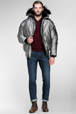 Arctic Bay Inuvik bomber coyoye beaver fur made Canada siz S М L XL XXL MSRP1295