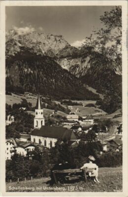 Postcard postcard Schellenberg with Untersberg GERMANY (1065388)