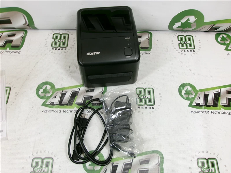 SATO WS412DT-STD Thermal Label Printer 203 DPI Direct Thermal Power Tested Only - Image 4 of 4