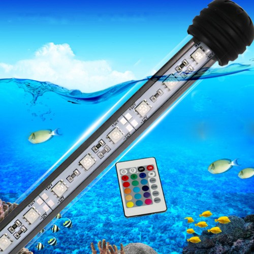 38/48cm Aquarium Fish Tank Pond RGB 5050 LED Strip Lights Bar Lamp Submersible - Picture 11 of 16
