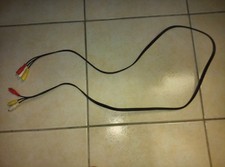 Cable Av 3x Rca E Bit Male Socket Set To 5 8/12ft Black And Tracking