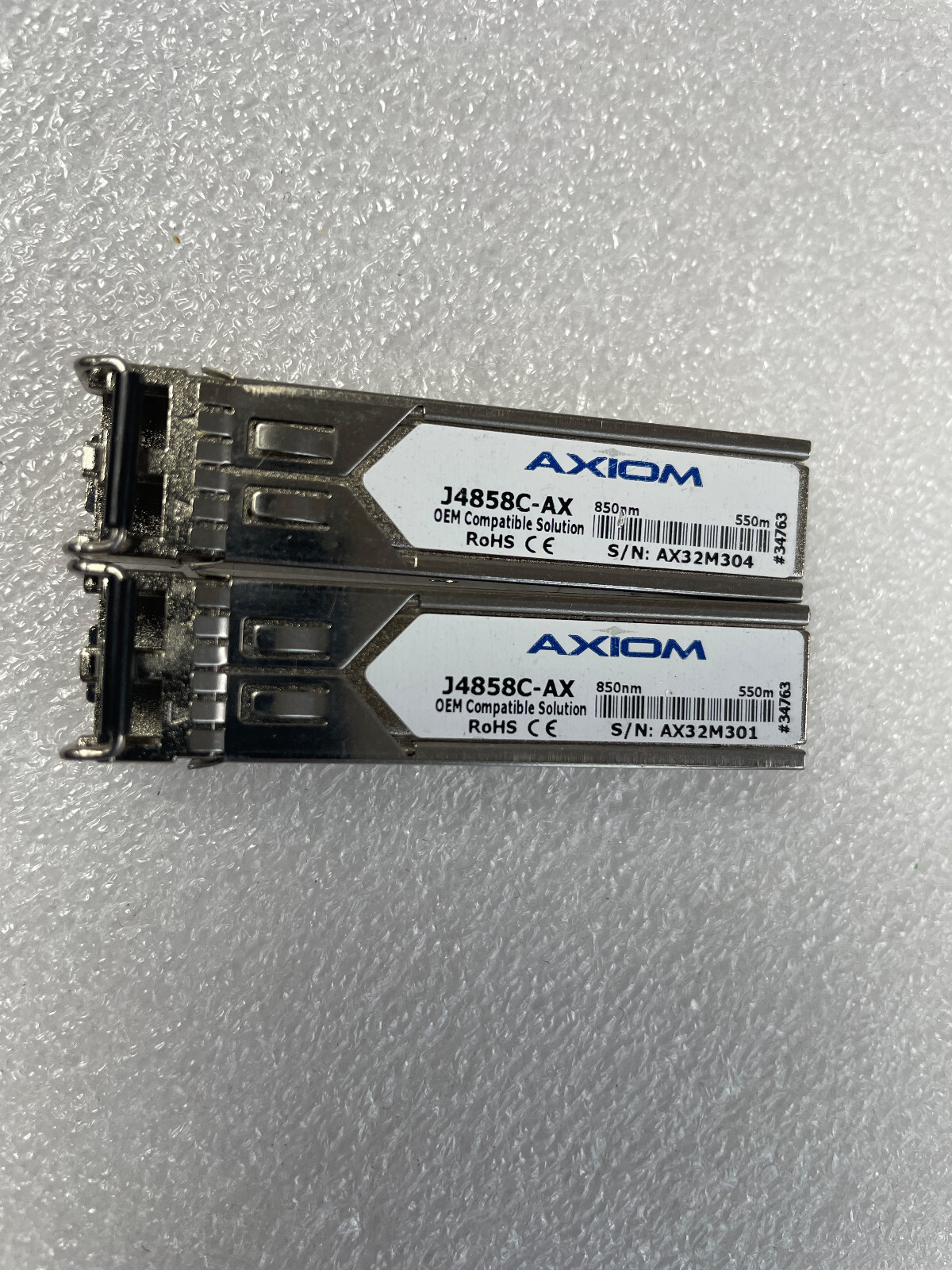 2X AXIOM J4858C-AX  1000BASE-SX Compatible SFP Transceiver  modules J4858C