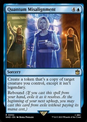 Quantum Misalignment MTG Commander Doctor Who Rare NM x1 - Magic Card