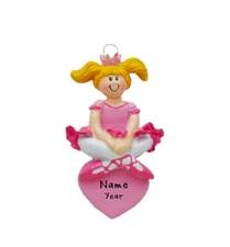 PERSONALIZED Ballet Princess - Ballerina's First Recital Christmas Keepsake Gift