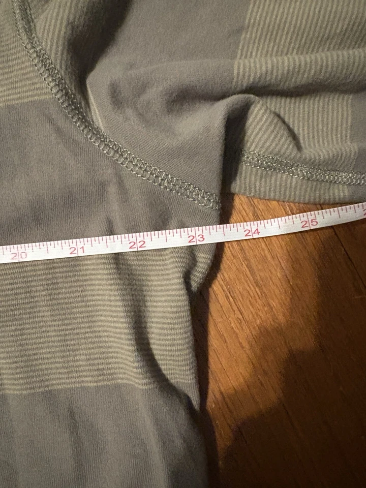 Camisa vintage Eddie Bauer a rayas verdes talla grande  Foto 4 de 4