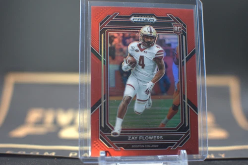 2023 Panini Prizm Draft Picks : Zay Flowers [Red] #143