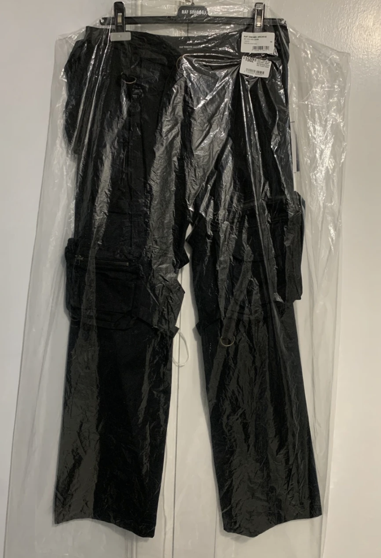 Raf Simons Archive REDUX SS03 CONSUMED CARGO PANTS BONDAGE Raf Simons Archive REDUX SS03 CONSUMED CARGO PANTS BONDAGE