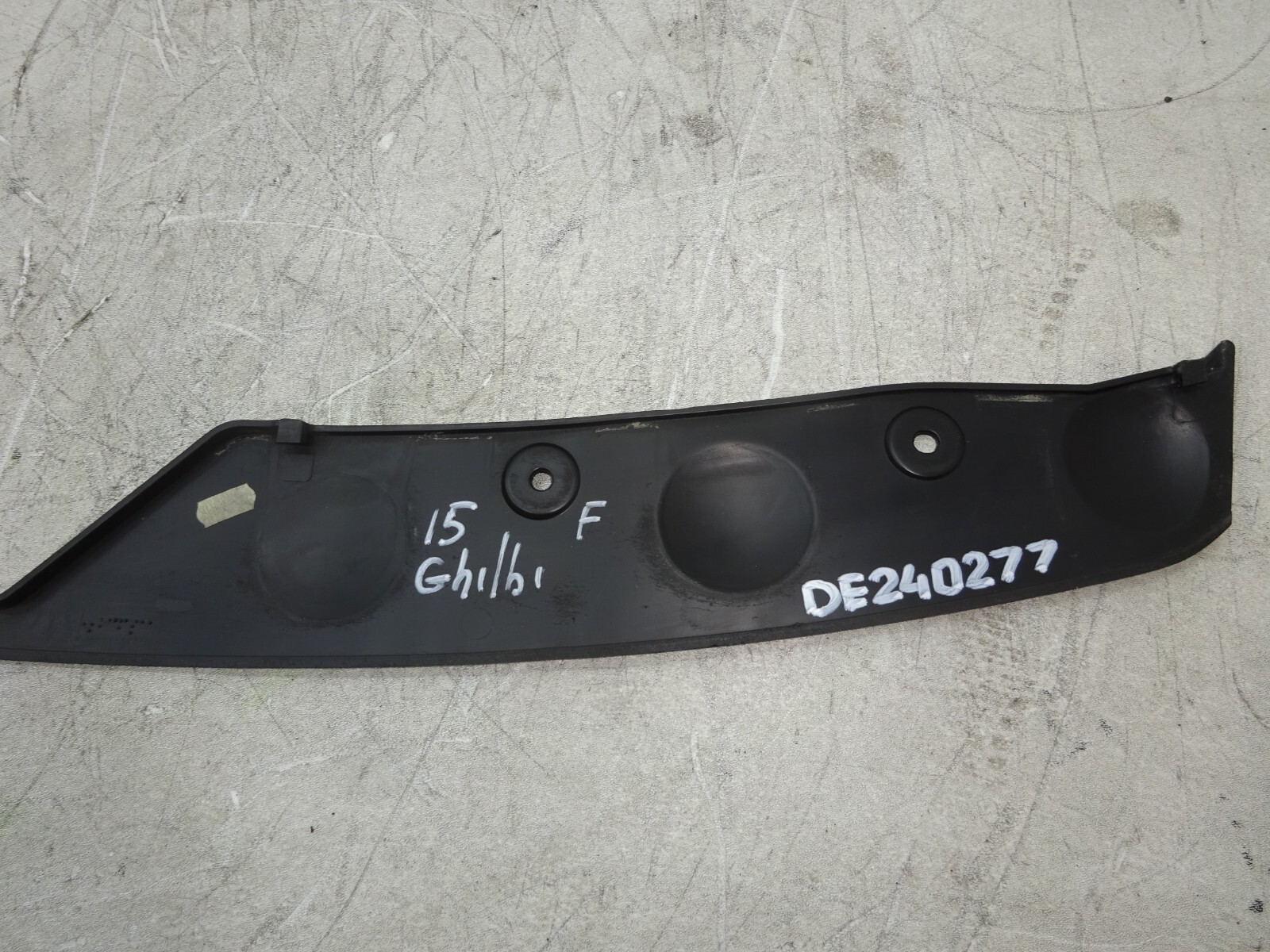 2014-2020 Maserati Ghibli Front Bumper Upper Support Trim Panel OEM DE240277