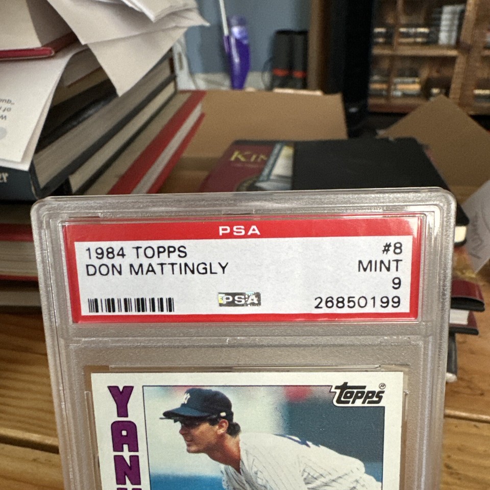 1984 Topps 8 Don Mattingly RC PSA 9 RARE! TOUGH! New York Yankees! eBay