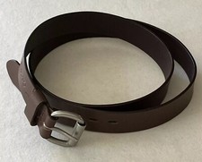 NEW Cabela  s Brown Leather Belt 60  Total Length Western Wear