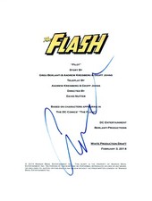 Candice Patton Signed Autographed THE FLASH Pilot Episode Script COA 
