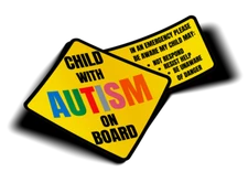 Child With Autism Awareness 8" Vinyl Sticker For Car Truck Bumper Window Sticker