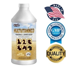 Nutri-line Multivitamin for Poultry Vitamin Liquid Supplement 16oz Farm Animal