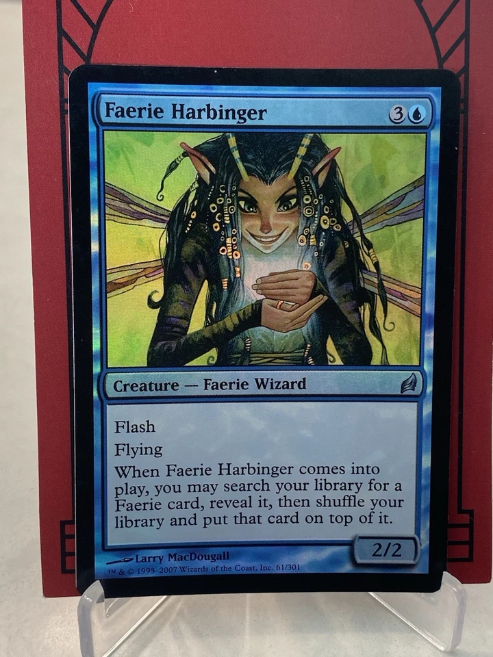 Faerie Harbinger Lorwyn Foil LP/NM - Image 3 of 4