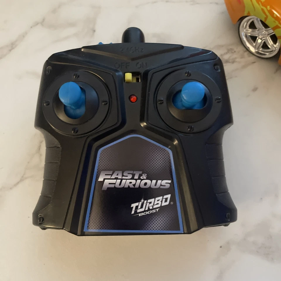 Fast & Furious Remote Control Car. Brains Toyota Supra. 12” USB Charge. Jada Toy - Image 2 of 3