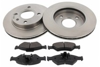 Bremsensatz Scheibenbremse Mapco 47652 FüR 121 KA Mazda Fiesta Courier Ford Jasm
