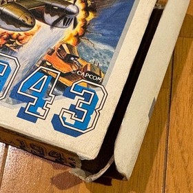 Nintendo Famicom Software Capcom 1943 with Box Manual #065cbb