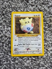 Pokemon Togepi Neo Destiny Card 56/105 Uncommon Card